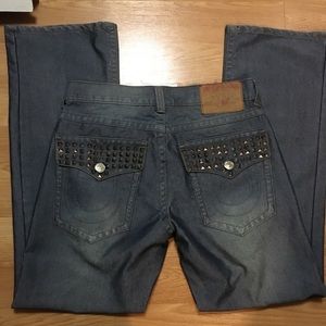 Studded True Religion jeans size 36